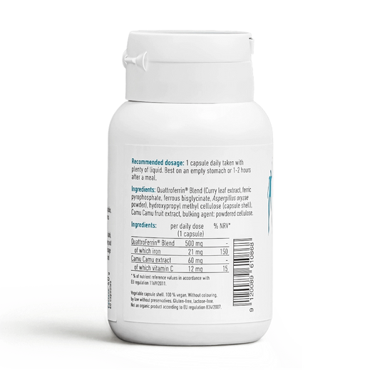 Biogena QuattroFerrin 21 - 60 Vegetable Capsules