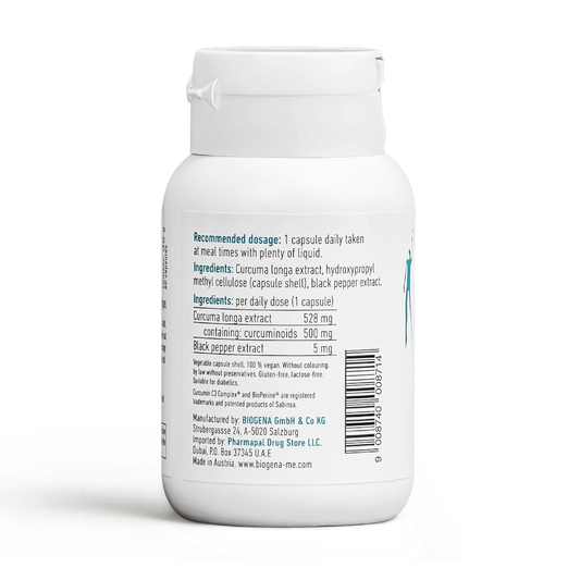 Biogena Turmeric Curcuma 500mg 60 capsules