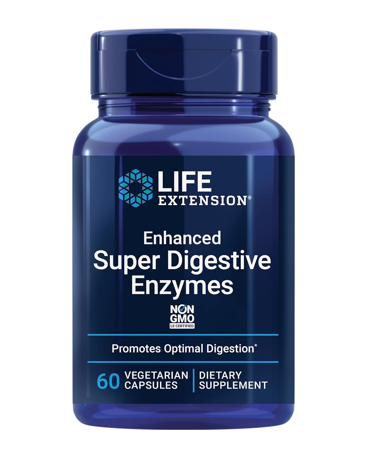 Life Extension Enhanced Super Digestive Enzymes - 60 Veg Capsules