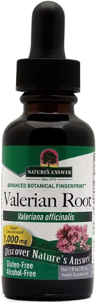 Nature's Answer Valerian Root Liquid Extract 1oz (30 ml) Alcohol Free