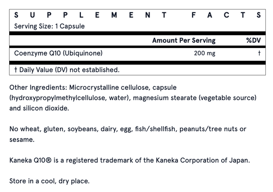 Jarrow Formulas Heart Health CoQ10 - 200 mg - 60 Veggie Caps