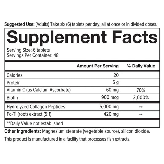 Youtheory Men's Collagen Advanced Formula 290 Tablets