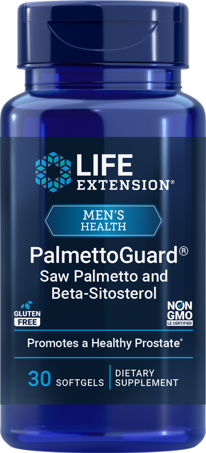 Life Extension PalmettoGuard Saw Palmetto and Beta-Sitosterol - 30 Softgels