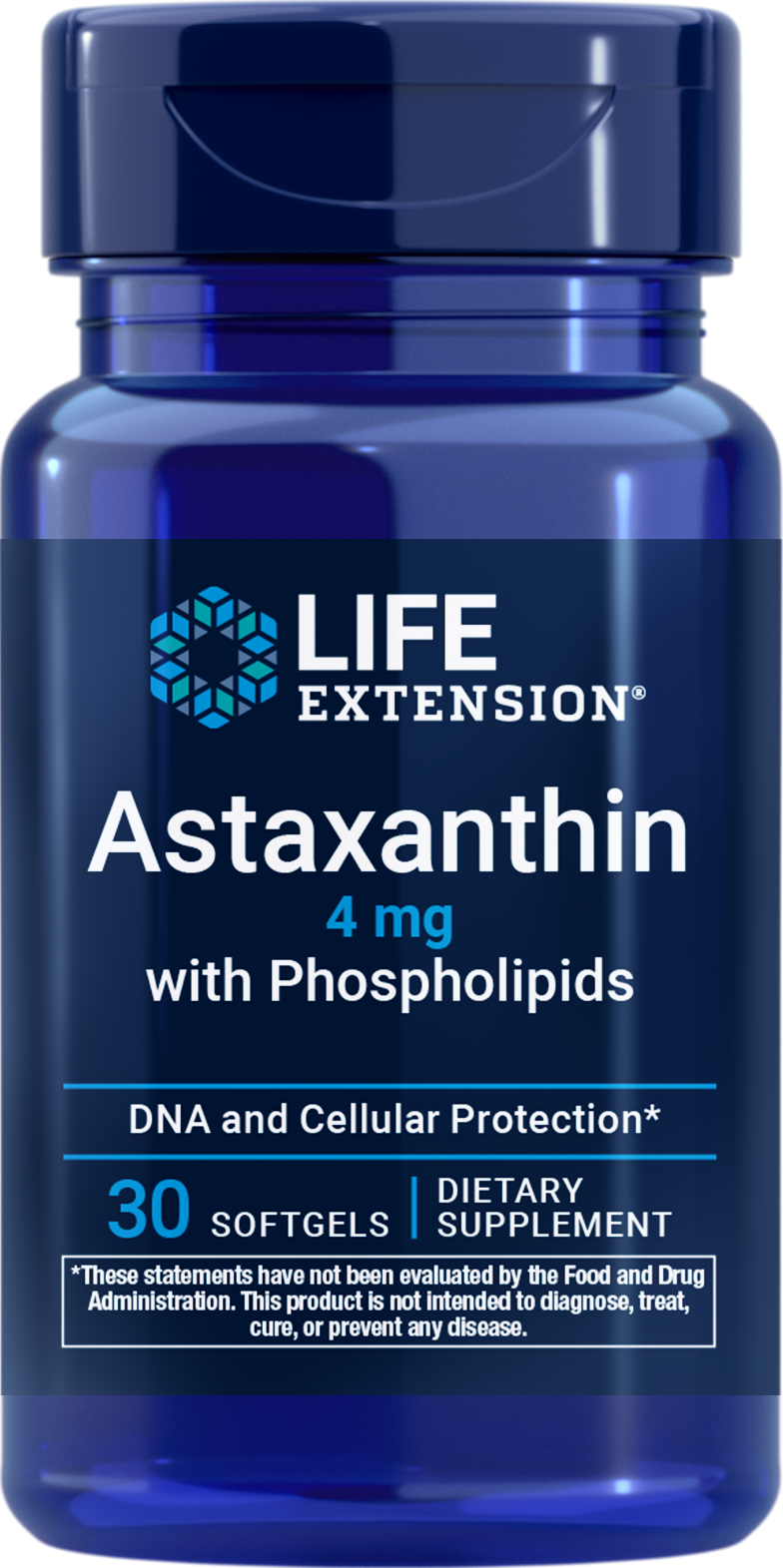 Life Extension Astaxanthin with Phospholipids, 4 mg, 30 softgels