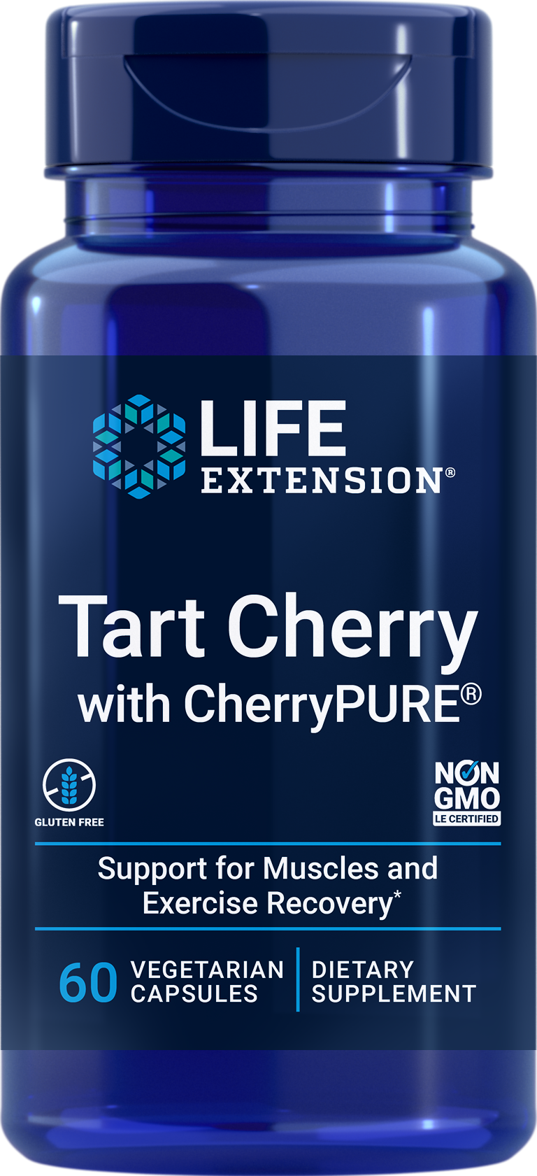 Life Extension Tart Cherry With cherry Pure 60 Vegetarian Capsules