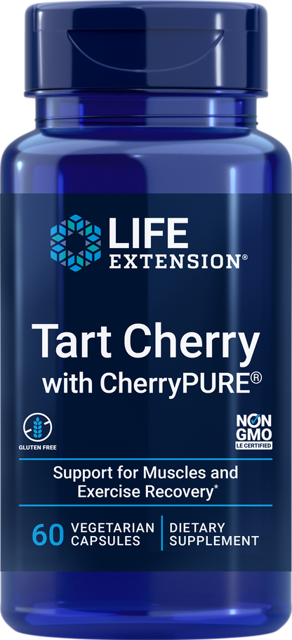 Life Extension Tart Cherry With cherry Pure 60 Vegetarian Capsules