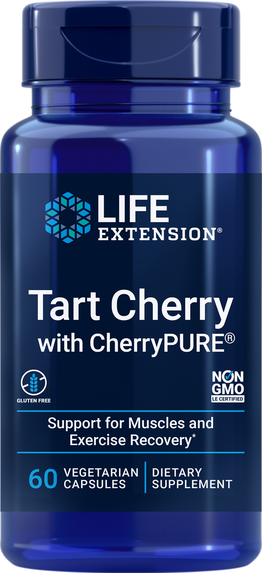 Life Extension Tart Cherry With cherry Pure 60 Vegetarian Capsules