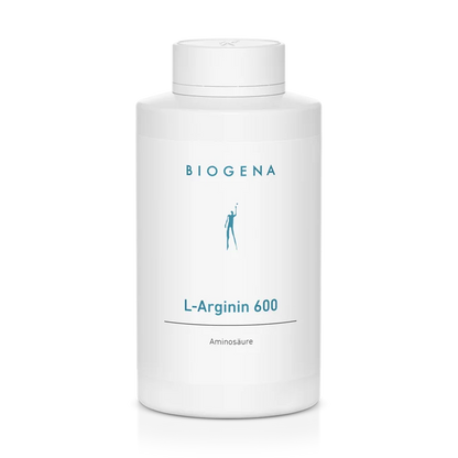 Biogena L-Arginine 600  Pure Amino Acid Capsules, 180 Capsules
