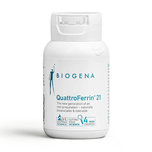 Biogena QuattroFerrin 21 - 60 Vegetable Capsules