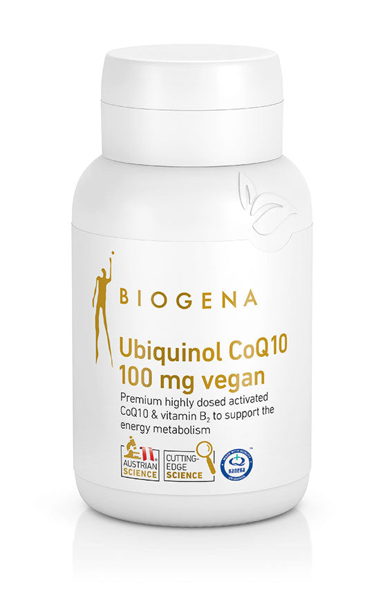 Biogena Ubiquinol CoQ10 -  100mg vegan Gold - 60 capsules