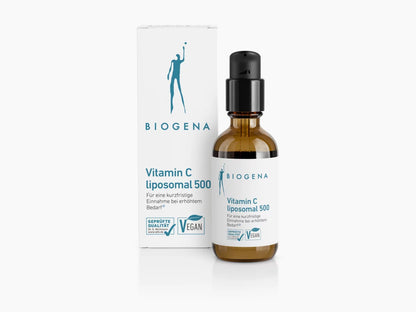 Biogena Vitamin C liposomal 500 60ml - Front 