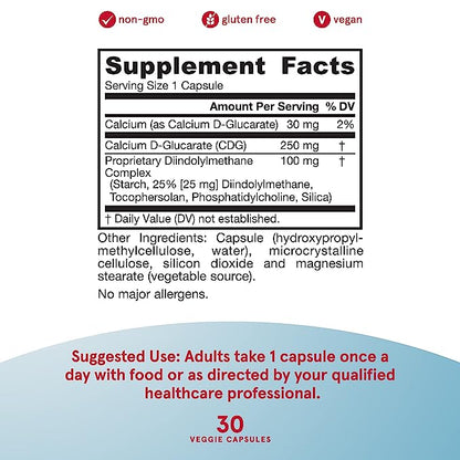 Jarrow Formulas DIM plus CDG, 30 Capsules