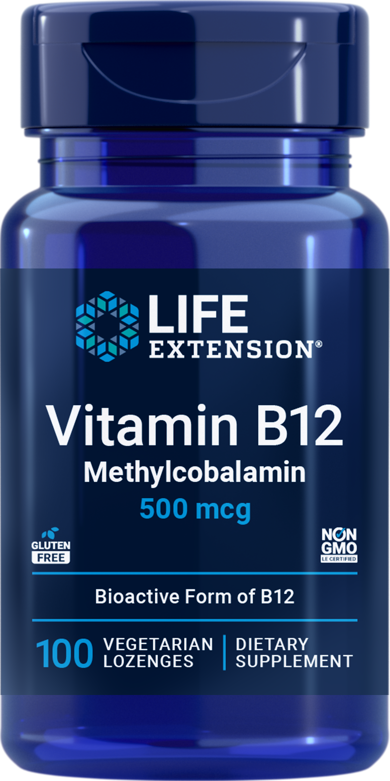 Life Extension Vitamin B12 - 500 mcg - 100 Lozenges
