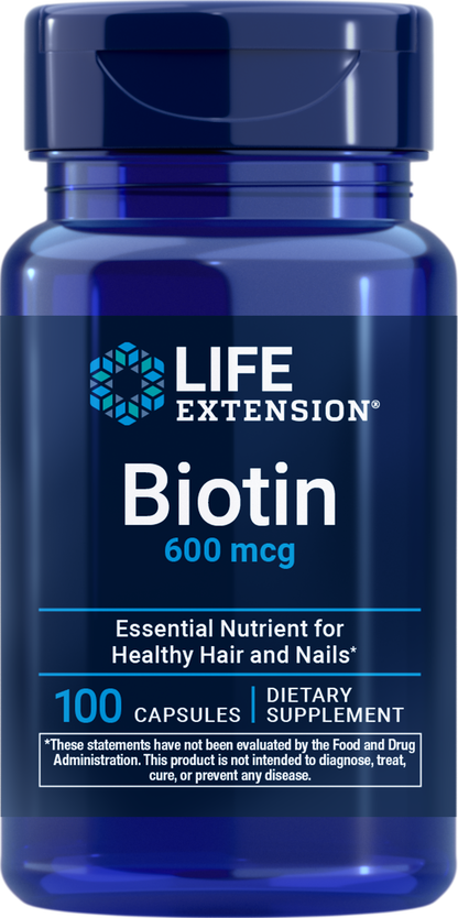 Life Ext.Biotin 600 mcg 60 cap -Fornt