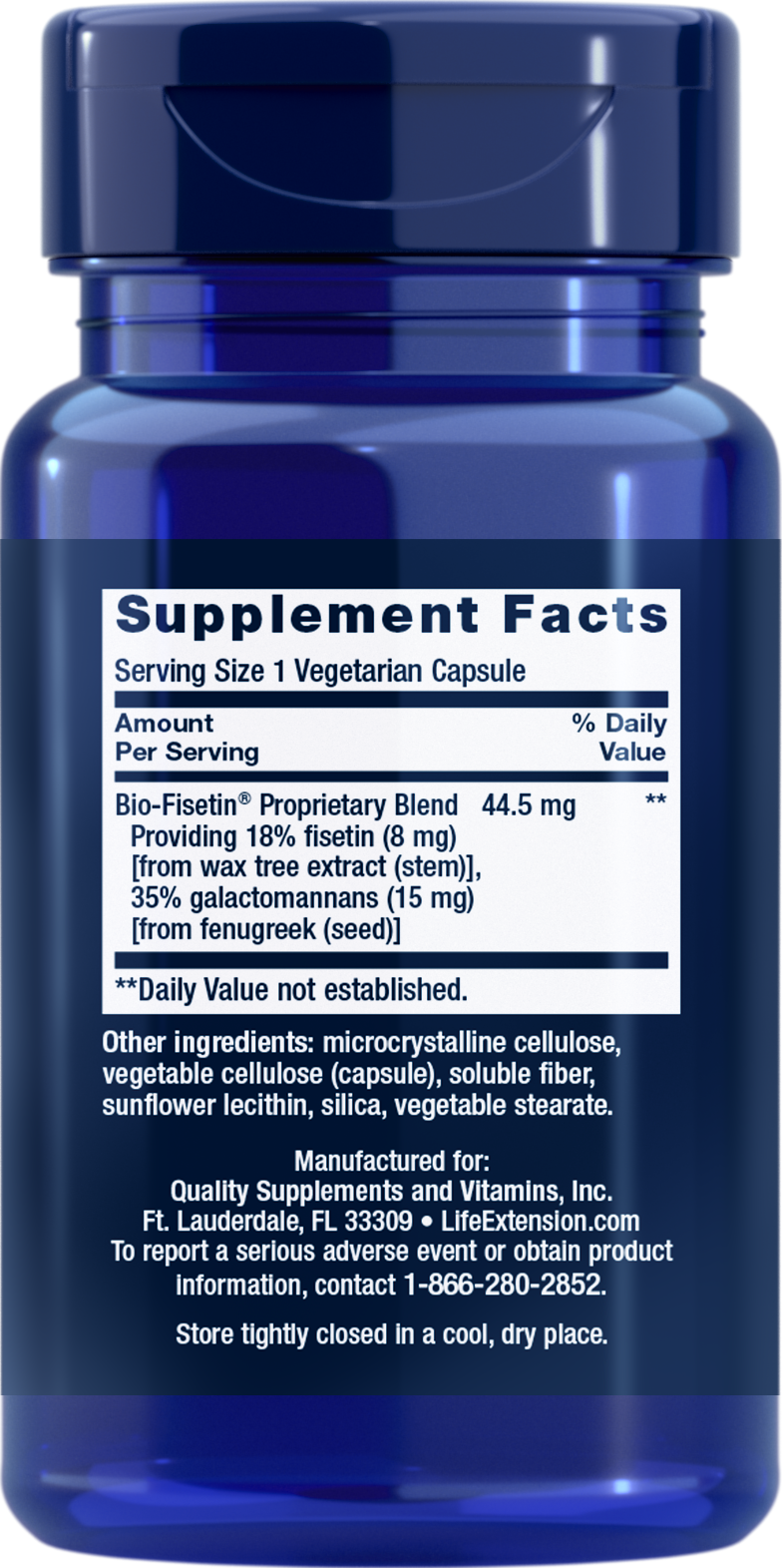 Life Extension Bio-Fisetin - 30 Vegetarian Capsules