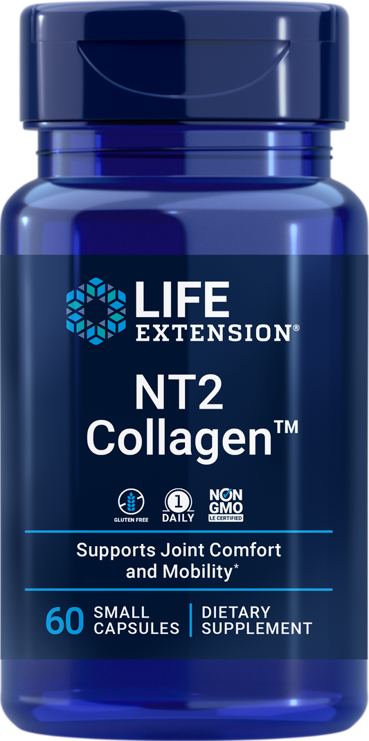 Life Extension NT2 Collagen 40 mg, 60 small capsules