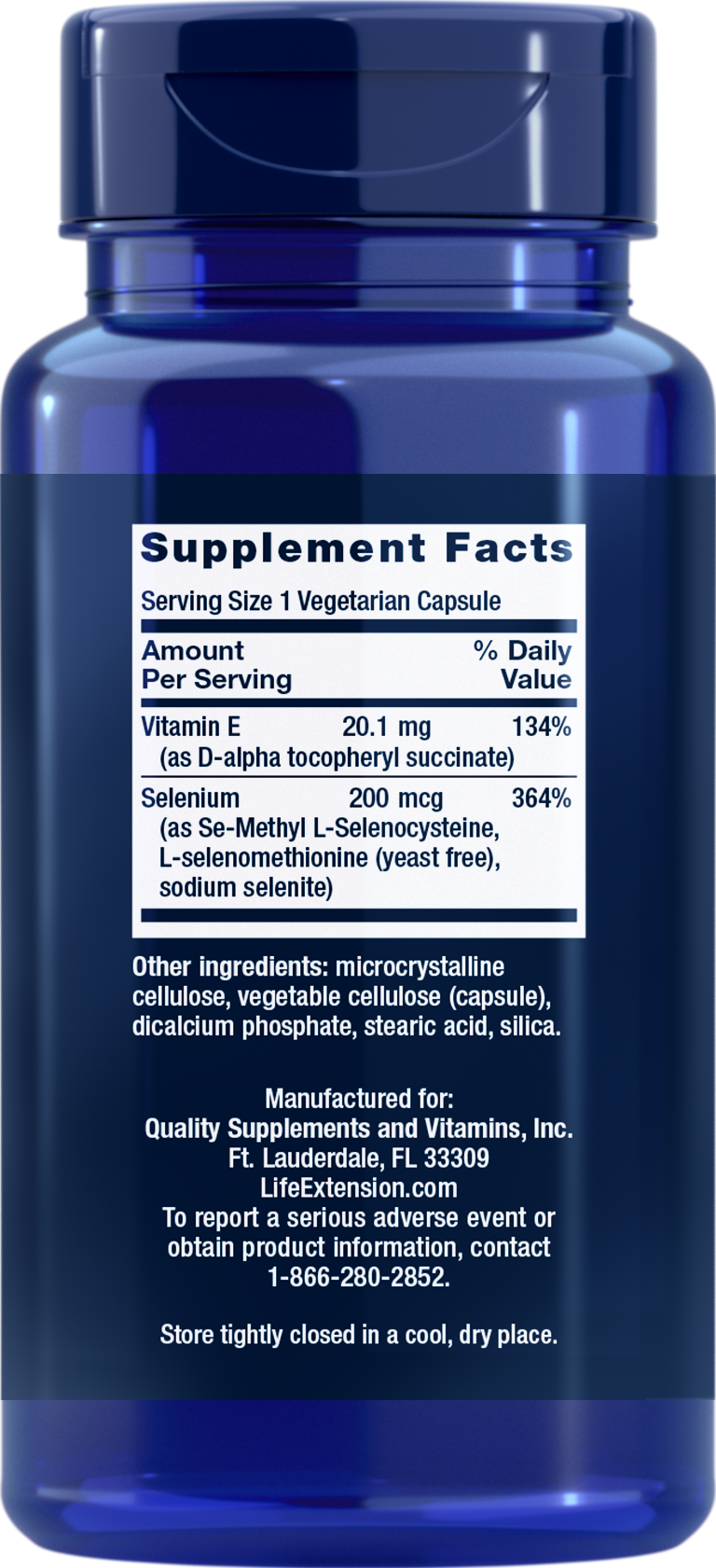 Life Extension Super Selenium Complex - 200 mcg - 100 Vegetarian Capsules