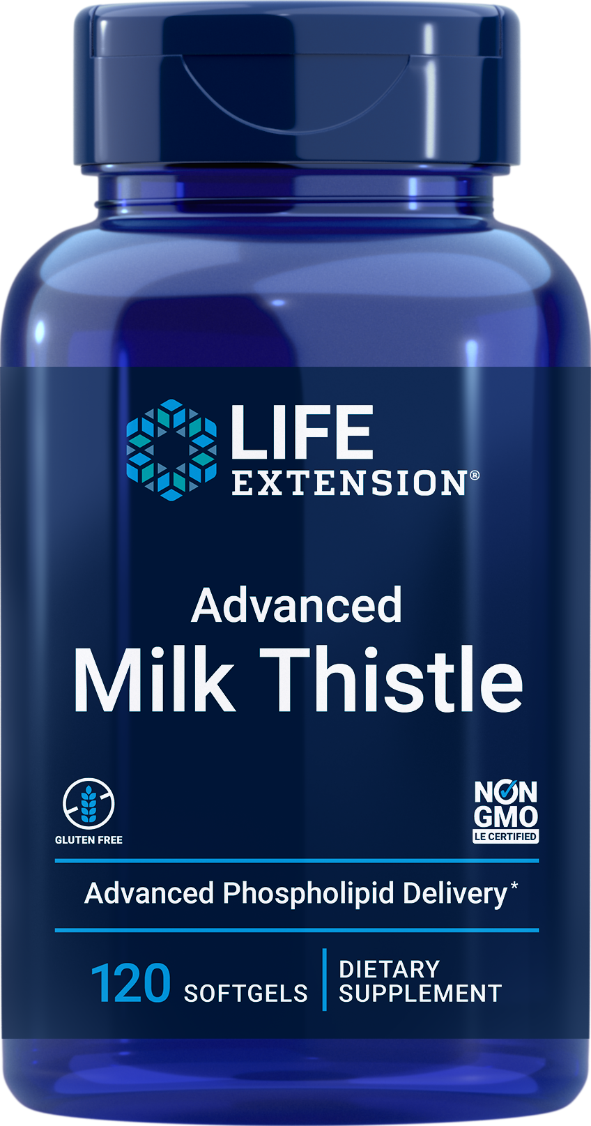 Life Extension_Advanced Milk_Thistle_120_Softgels