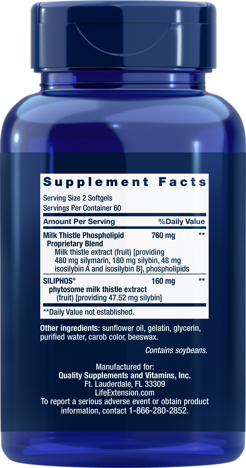 Life Extension_Advanced Milk Thistle_ingredient