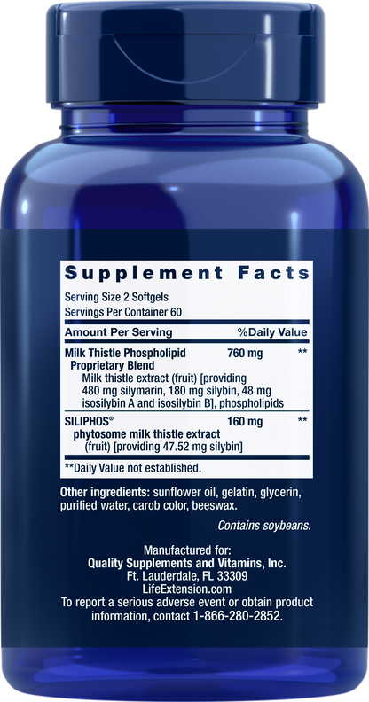 Life Extension_Advanced Milk Thistle_ingredient