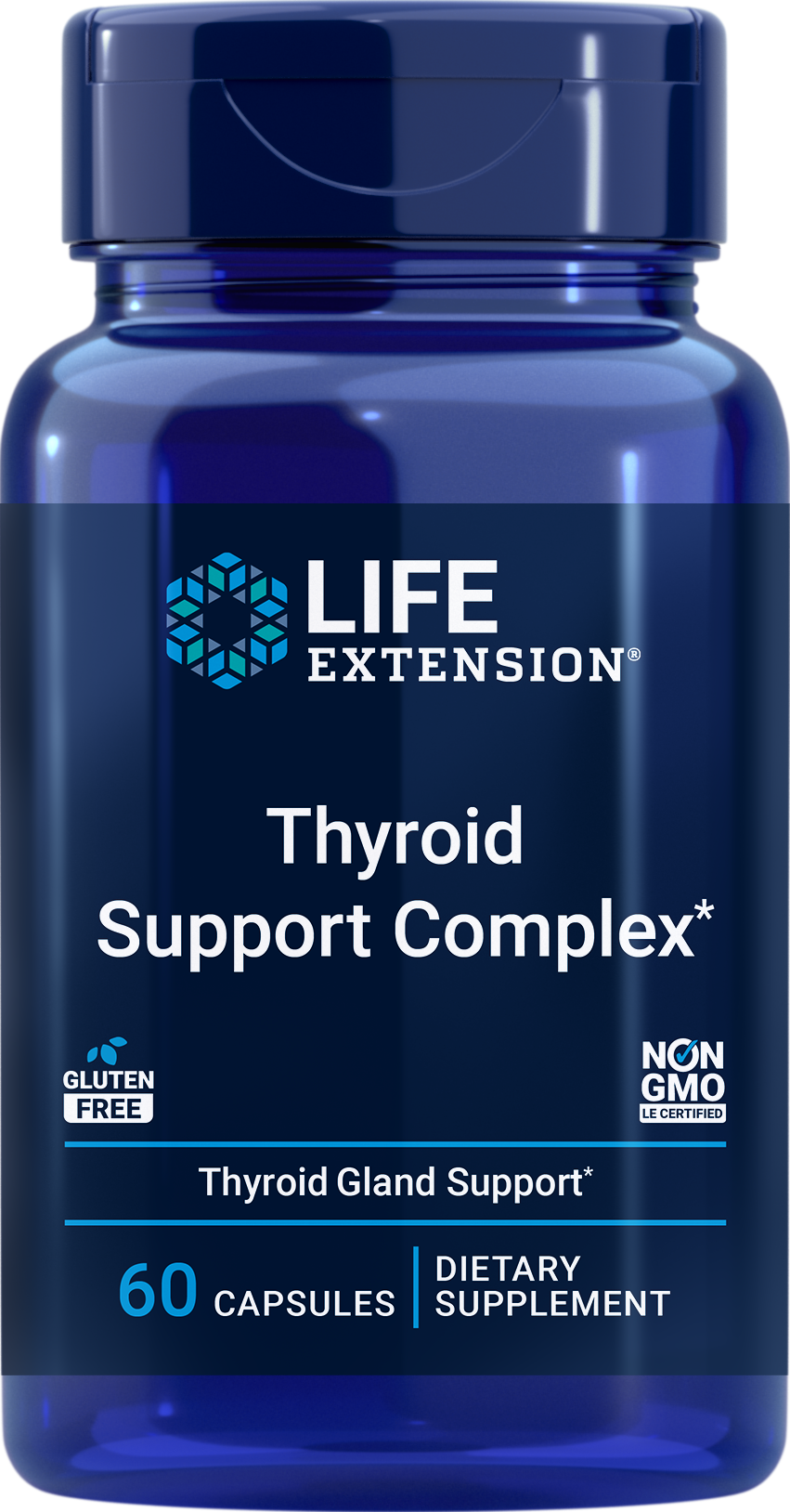 Life Extension Thyriod Support complex 60 caspules - Front