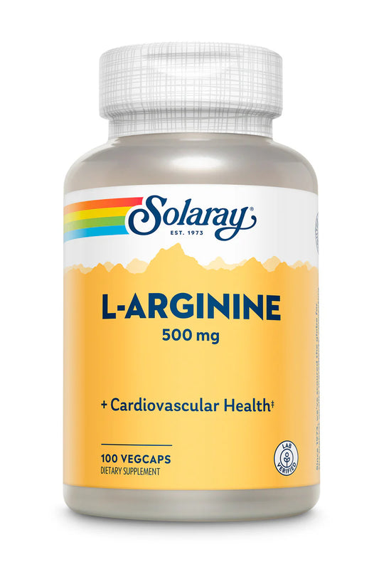 Solaray L- Arginine 500 mg 100 Capsules