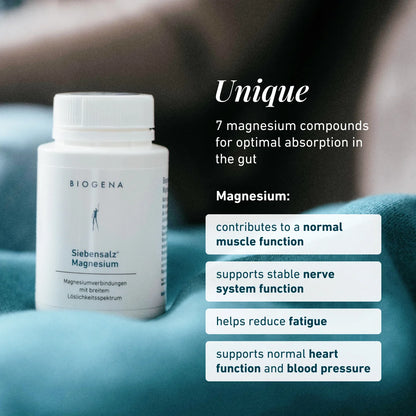 Biogena 7-Salt Magnesium | 7-Form Complex, 60 Capsules