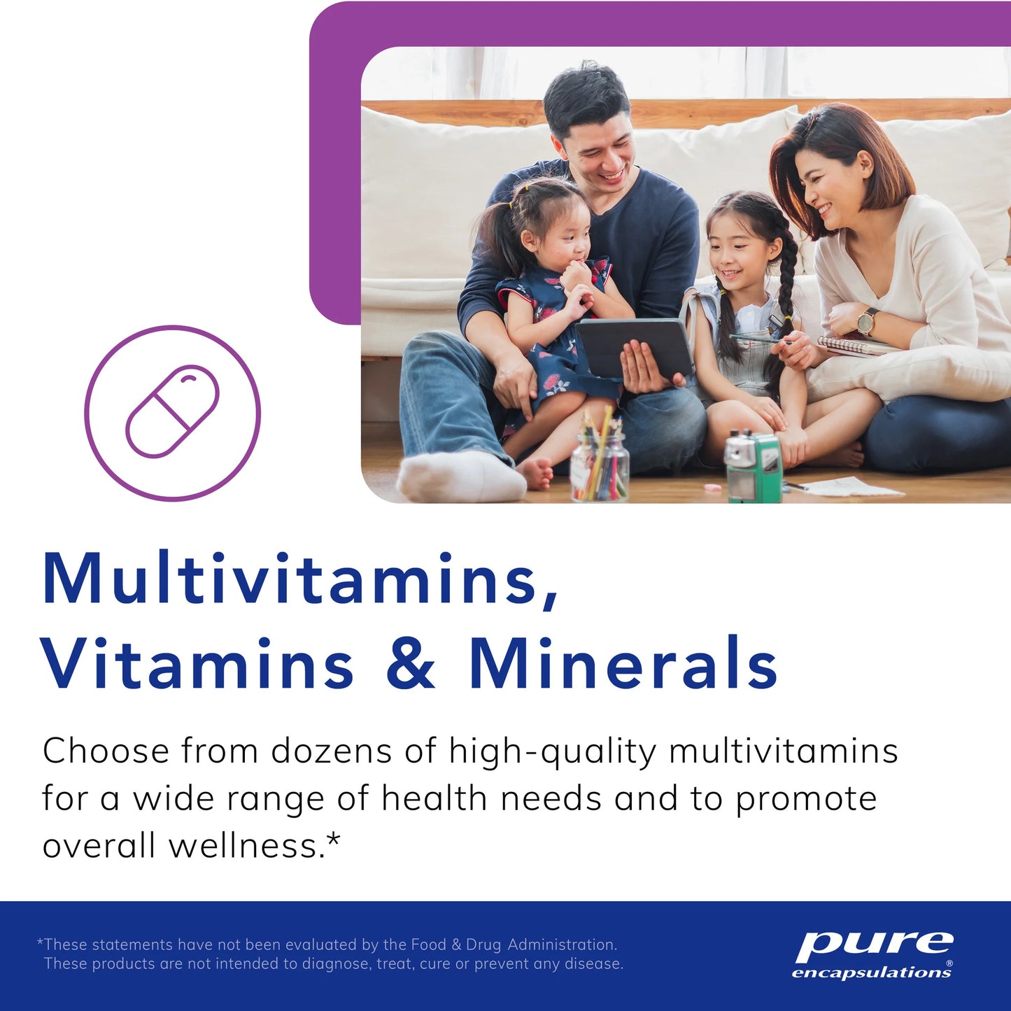 Pure Encapsulations O.N.E. Multivitamin 60 capsules