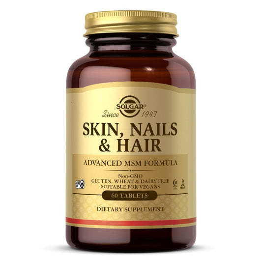 Solgar Skin, Nail and Hair Advanced MSM Formula, 60  Tablets